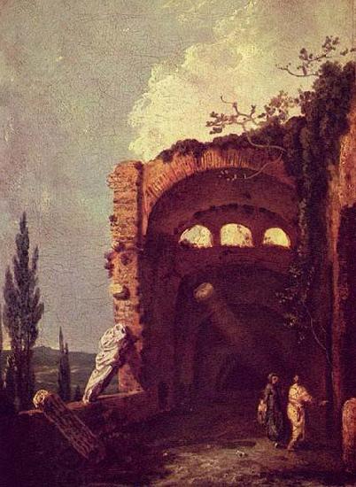 Richard Wilson Ruinen der Villa des Maecenas in Tivoli